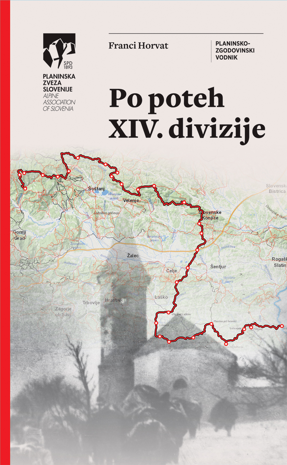 Vodnik Po poteh XIV. divizije-naslovnica_1